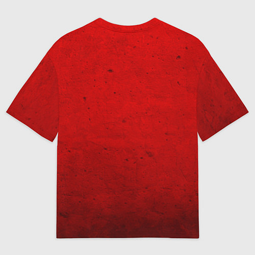 Мужская футболка оверсайз Флаг СССР: Серп и Молот / 3D-принт – фото 2