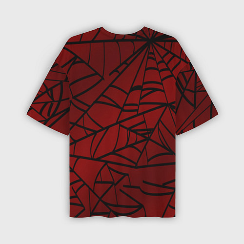 Мужская футболка оверсайз Cs:go - Crimson Web Style Factory New Кровавая пау / 3D-принт – фото 2