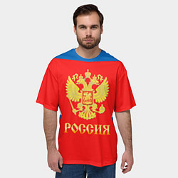 Футболка оверсайз мужская Сборная РФ: #27 PANARIN, цвет: 3D-принт — фото 2