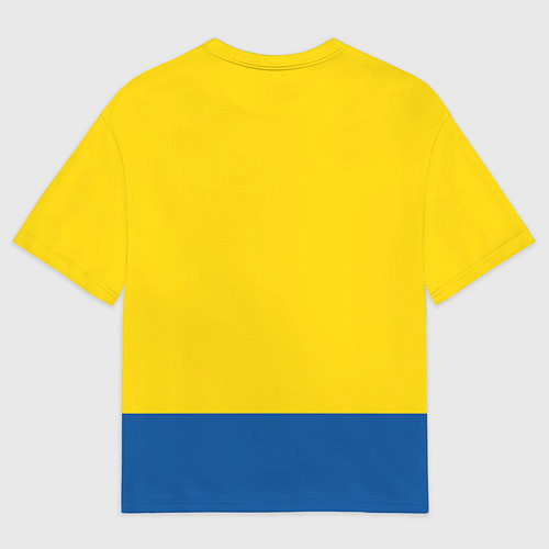 Мужская футболка оверсайз Сборная Швеции: домашняя форма / 3D-принт – фото 2