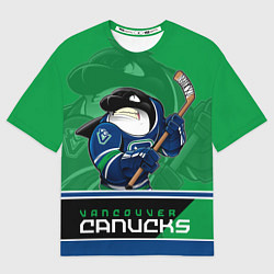 Мужская футболка оверсайз Vancouver Canucks