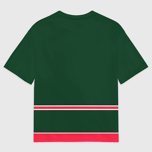 Мужская футболка оверсайз Minnesota Wild / 3D-принт – фото 2