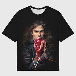 Футболка оверсайз мужская Damon Salvatore V3, цвет: 3D-принт