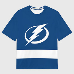 Мужская футболка оверсайз Tampa Bay Lightning