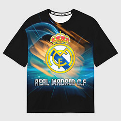 Футболка оверсайз мужская Real Madrid, цвет: 3D-принт