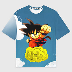 Футболка оверсайз мужская Small Goku, цвет: 3D-принт