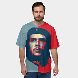 Футболка оверсайз мужская Che Guevara, цвет: 3D-принт — фото 2