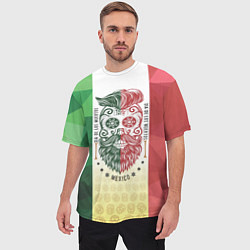 Футболка оверсайз мужская Мексика, цвет: 3D-принт — фото 2