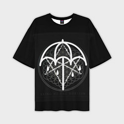 Футболка оверсайз мужская BMTH: Rain Symbol, цвет: 3D-принт