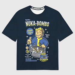 Футболка оверсайз мужская Nuka Bombs, цвет: 3D-принт
