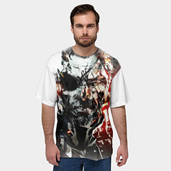 Футболка оверсайз мужская Metal gear solid 5, цвет: 3D-принт — фото 2