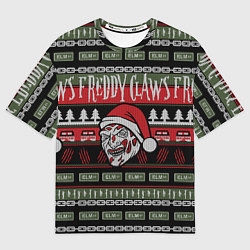 Футболка оверсайз мужская Freddy Christmas, цвет: 3D-принт