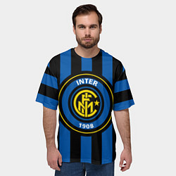 Футболка оверсайз мужская Inter FC 1908, цвет: 3D-принт — фото 2