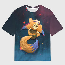 Футболка оверсайз мужская Лис, цвет: 3D-принт