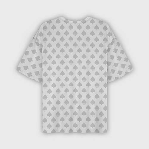 Мужская футболка оверсайз Смертельный туз / 3D-принт – фото 2