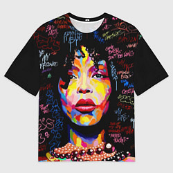 Мужская футболка оверсайз Ямайка, девушка