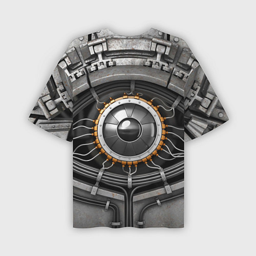 Мужская футболка оверсайз Android eye / 3D-принт – фото 2