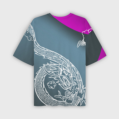 Мужская футболка оверсайз CS:GO Kumicho Dragon Style / 3D-принт – фото 2