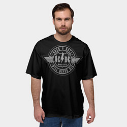 Футболка оверсайз мужская AC/DC: Will never die, цвет: 3D-принт — фото 2