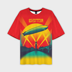 Мужская футболка оверсайз Led Zeppelin: Hindenburg