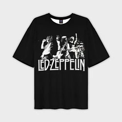 Мужская футболка оверсайз Led Zeppelin: Mono