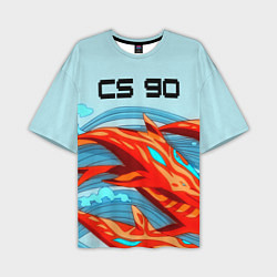 Футболка оверсайз мужская CS GO: AR Style, цвет: 3D-принт