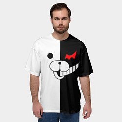 Футболка оверсайз мужская Monokuma, цвет: 3D-принт — фото 2