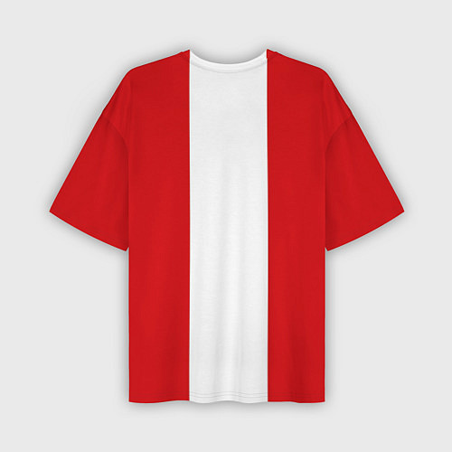 Мужская футболка оверсайз Bayern FC: Red line / 3D-принт – фото 2