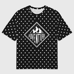 Мужская футболка оверсайз Adventure