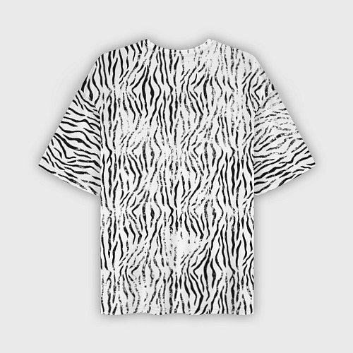 Мужская футболка оверсайз Fury Tiger / 3D-принт – фото 2