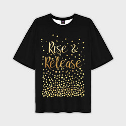Мужская футболка оверсайз Rise & Release