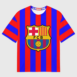 Футболка оверсайз мужская Barca FCB Club, цвет: 3D-принт