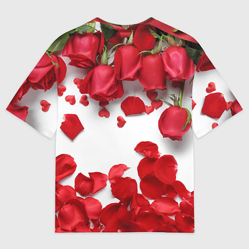 Мужская футболка оверсайз Сильные чуства / 3D-принт – фото 2