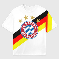Футболка оверсайз мужская FC Bayern: Germany, цвет: 3D-принт