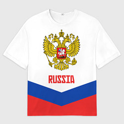 Футболка оверсайз мужская Russia Hockey Team, цвет: 3D-принт