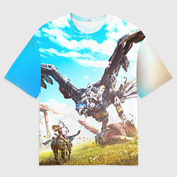 Мужская футболка оверсайз HZD 7