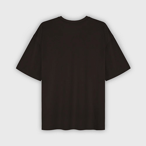 Мужская футболка оверсайз Дама с горностаем / 3D-принт – фото 2