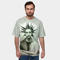 Футболка оверсайз мужская Король и Шут, цвет: 3D-принт — фото 2