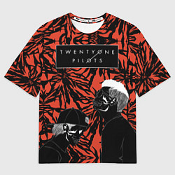 Мужская футболка оверсайз Twenty One Pilots