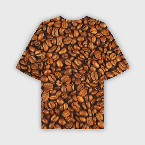 Мужская футболка оверсайз Keep Calm & Drink Coffee / 3D-принт – фото 2