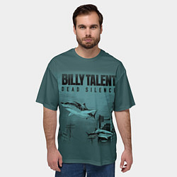 Футболка оверсайз мужская Billy Talent: Dead Silence, цвет: 3D-принт — фото 2