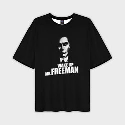 Мужская футболка оверсайз Wake up Mr. Freeman