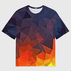 Мужская футболка оверсайз Абстракция