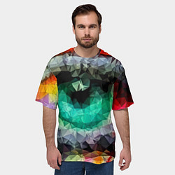 Футболка оверсайз мужская Eyes swag, цвет: 3D-принт — фото 2