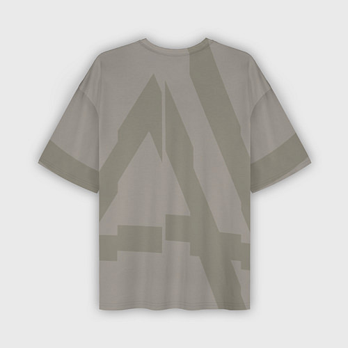 Мужская футболка оверсайз Linkin Park: Grey style / 3D-принт – фото 2