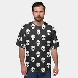 Футболка оверсайз мужская BFMV: Skulls, цвет: 3D-принт — фото 2