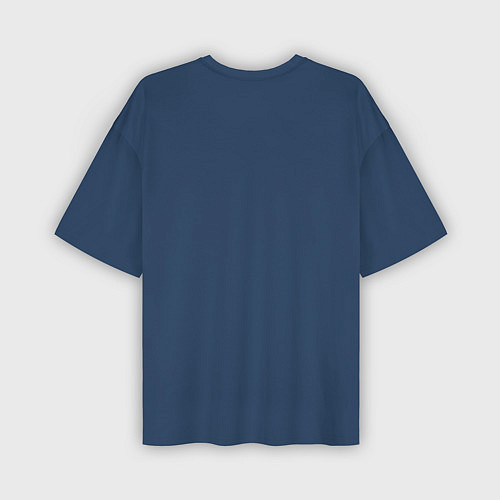 Мужская футболка оверсайз PSG FC: Blue / 3D-принт – фото 2