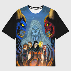 Мужская футболка оверсайз Dethklok: Heroes