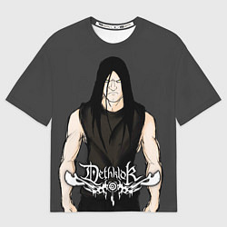 Футболка оверсайз мужская Dethklok Man, цвет: 3D-принт