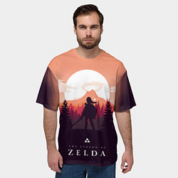 Футболка оверсайз мужская The Legend of Zelda, цвет: 3D-принт — фото 2